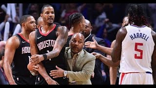 Clippers vs Rockets HEATED RIVALRY Highlights (01/15/2018) - FIGHTS! L.A.P.D INVOLVED! screenshot 5