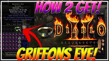 D2R How To Gamble For Griffons Eye? GAMBLE GUIDE