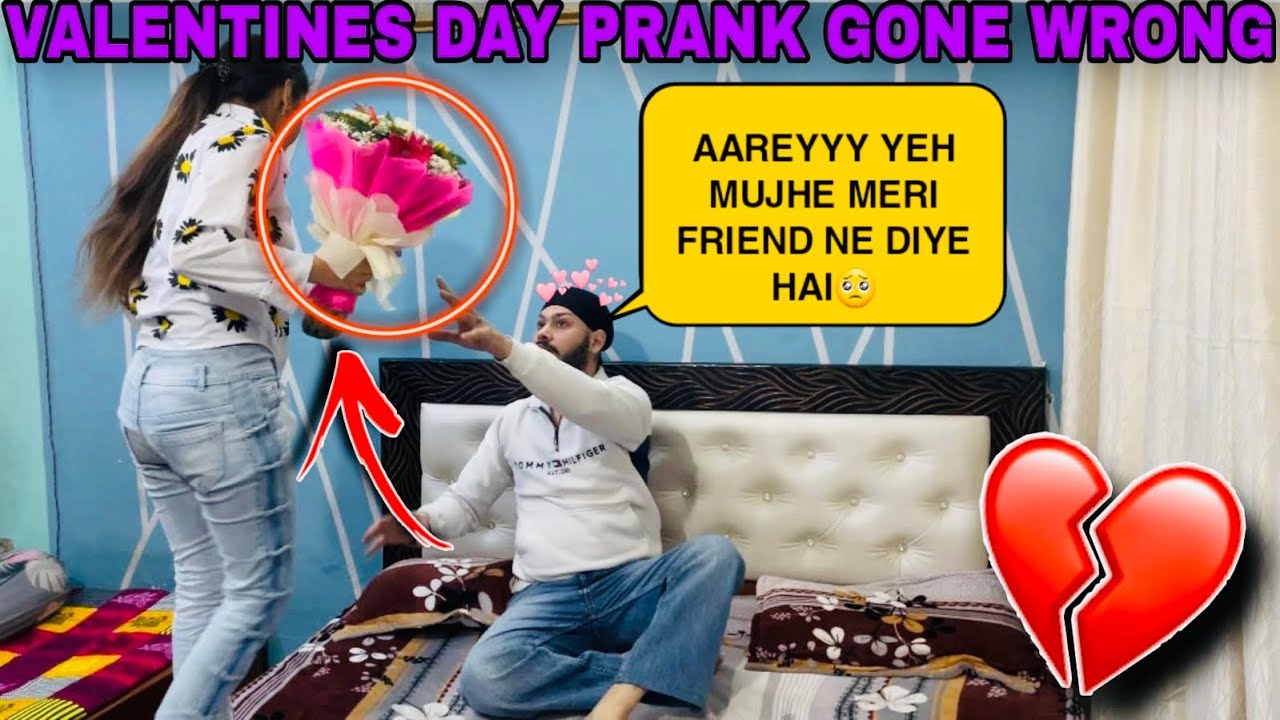 Valentine’s Day Prank On Wife😱||Prank Gone Extremely Wrong 😑 ...