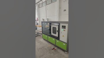 PVC110 single layer corrugated pipe machine with on line punching device