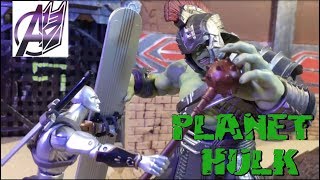 Planet Hulk- Hulk vs Thor [Stop Motion Film]