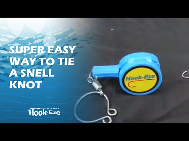 The Super Easy way to tie a Snell Knot using a Spade End Hook 