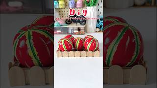 Diy Realistic Muskmelon Craft#shorts #reuse #diy #handmade #crafting