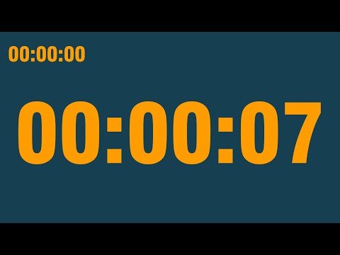 7 second timer (with end alarm, time elapsed and progress bar)