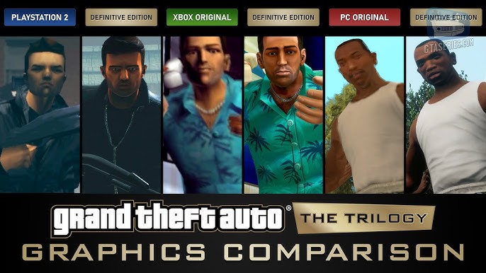 GTA 3 Definitive Edition Comparison - PS2 / Xbox / PC / Mobile / Remaster 