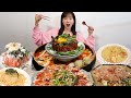 전남 강진 💛 한우 육회 떡볶이 표고버섯 육전 해물 파스타 먹방 Korean Yukhoe Tteokbokki Seafood Pasta Mukbang ASMR Ssoyoung