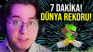 Minecraft 7 DK Dünya Rekoru Kırıldı! (2023)  Doğukan Adal İzliyor