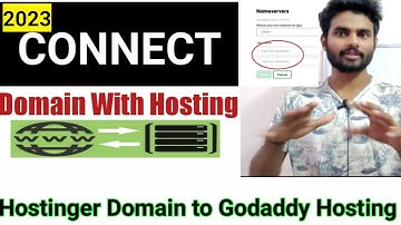 Connect Domain With Hosting | Connect Hostinger Domain To Godaddy Hosting  2023 (Hindi)