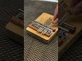 I handcrafted a 17-key mini kalimba with white oak wood. #kalimba #gift #diy
