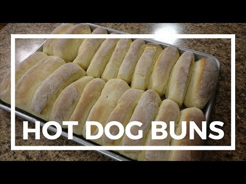 Homemade HOT DOG Buns! Quick & Easy!