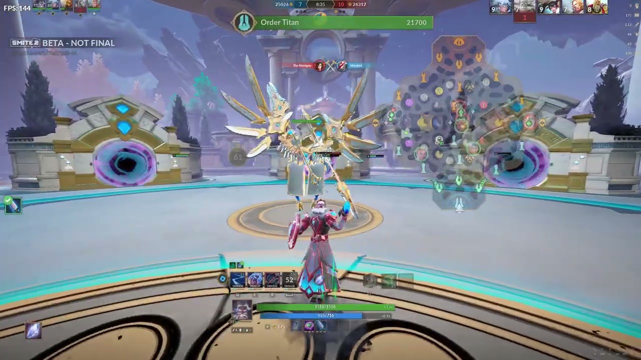 Smite 2 Ranked Gameplay - Zeus mid - 1v9'ing With a 20 Bomb