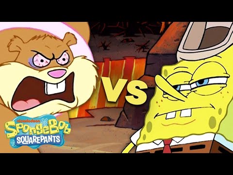 SpongeBob’s Top 5 Fights w/ Patrick & Sandy 🥊