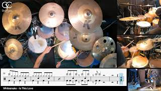 Is This Love - Whitesnake / Drum Cover By CYC ( @cycdrumusic )  score & sheet music