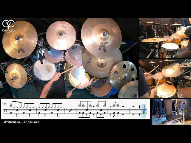 Is This Love - Whitesnake / Drum Cover By CYC ( @cycdrumusic )   score & sheet music class=