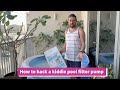 How to set up a kiddie pool filter pump