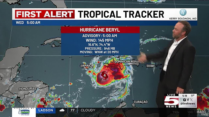 VIDEO: Hurricane Beryl remains a Category 4 storm as it heads toward Jamaica