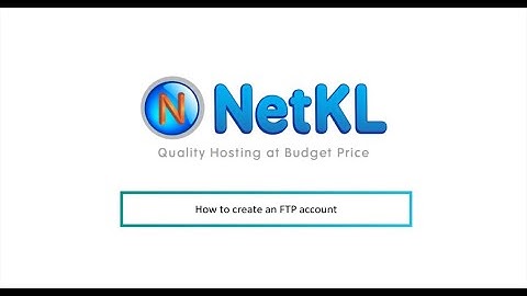 How to create a special FTP Account (for your Web Developer)