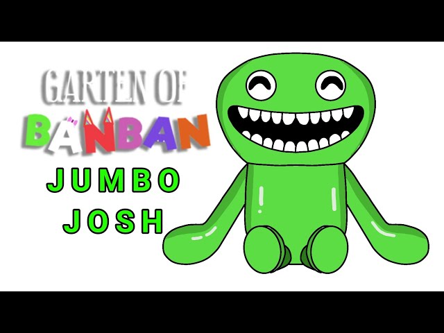 Drawing Origin of The Garten of BANBAN Story/FanArt (Jumbo Josh and Monster  Blue new Style) Part 2 