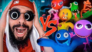 Todos os Rainbow Friends Vs. Mussoumano - Batalha com Games (Compilado)