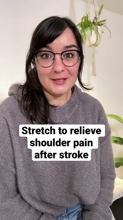 Easy Stretch to Help Relieve Shoulder Pain After Stroke #shorts #shortsvideo