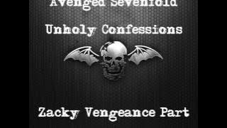Avenged Sevenfold - Unholy Confessions Backing Track With Zacky Veneance Guitar Part - With Vocals