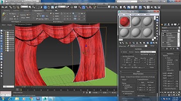 Curtains Modeling tutorial in 3dsmax.
