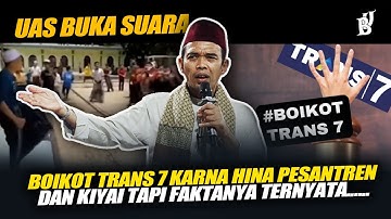 Boikot Trans 7 Karna Hina Pesantren & Kiyai Tapi Faktanya Ternyata......
