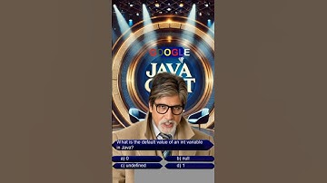 Java Quiz Challenge: What is the Default Value of int in Java? #shorts