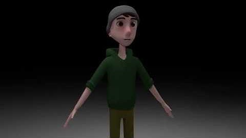 302CDE- T-pose animation