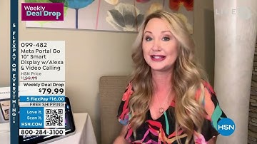 Meta Portal Go 10" Smart Display with Alexa   Video Call...