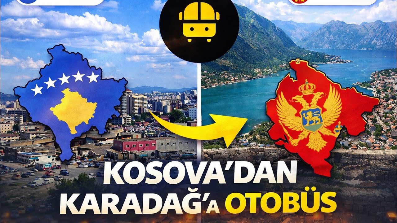 Kosova'dan Karadağ'a  Otobüsle Nasıl Gidilir ? Priştine - Budva / Kotor