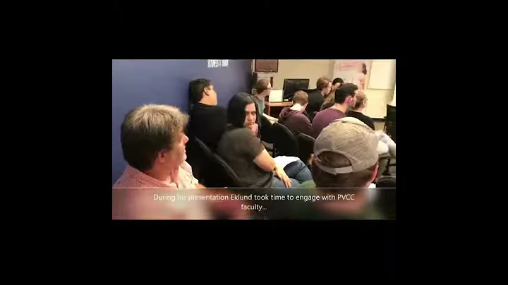 Video of Ken Eklund event 9.20.18