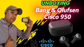Unboxing Bang & Olufsen Cisco 950 | Earbuds Designed for Professionals | B&O Cisco Earbuds
