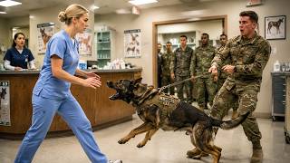 Force Recon Marine Doubted the Quiet Vet Tech — Until Her Military K9 Skills Exposed a 12-Year Co...