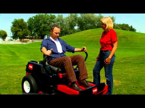 How to Operate a Zero Turn Riding Lawn Mower from Toro