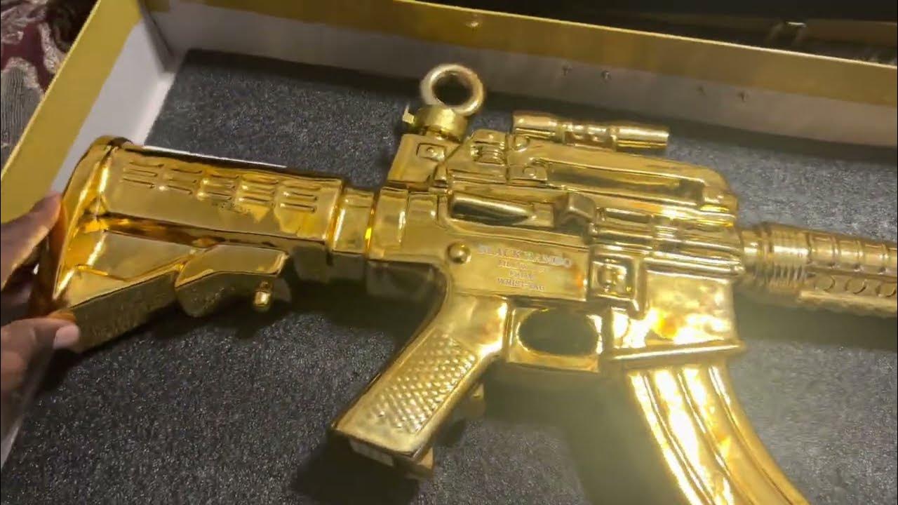 Tequila gold rifle bottle YouTube