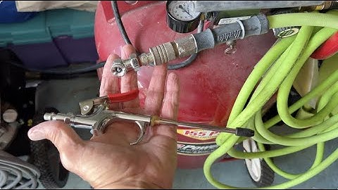 How to attach and remove Air compressor hose fittings  Push, Pull, Pop
