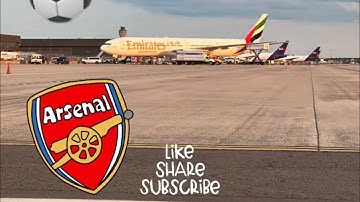 ARSENAL soccer team arrives into Washington DC | MLS all star game 2023 🚨⚽️