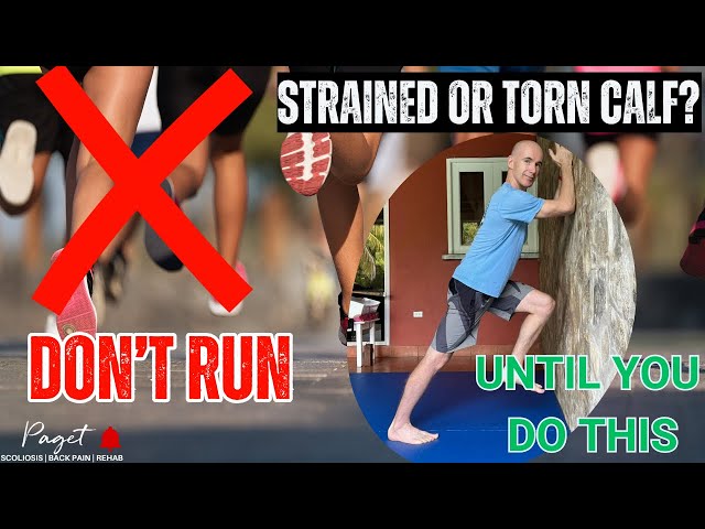 Calf Injury Exercises (Strain or Tear Rehab for Runners) 