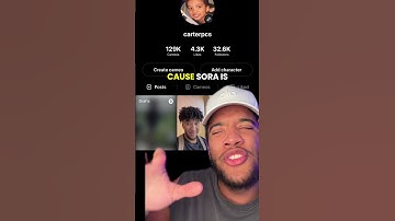 I am in 129,000 Sora videos?? #carterpcs #tech #sora #ai