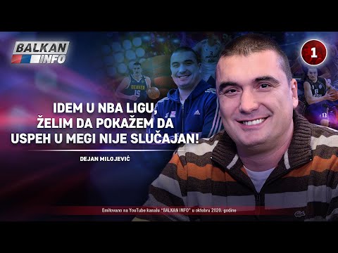 Intervju: Dejan Milojević - Idem U Nba, Želim Da Pokažem Da Uspeh U Megi Nije Slučajan!