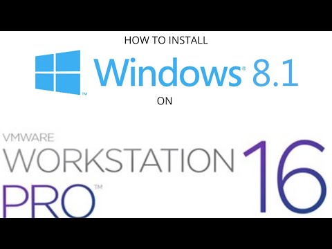 HOW TO INSTALL WINDOWS 8.1 ON VMWARE WORKSTAION PLAYER 16 PRO