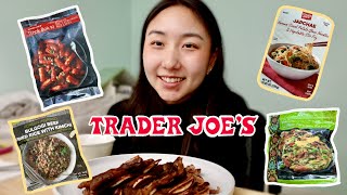 trying every korean food at trader joe's | part 1