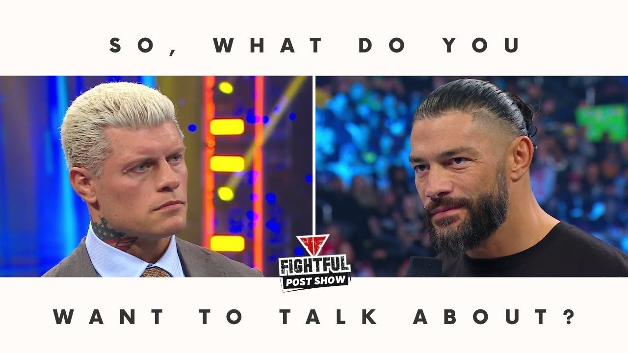 Cody Rhodes & Roman Reigns Face Off | WWE Smackdown & AEW Rampage 3/3 ...