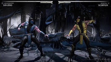 MKX - Sub-Zero (Grandmaster) Best Basic Combos!