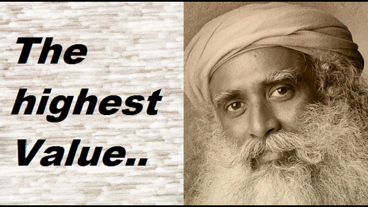 Sadhguru -Is love the ultimate value? ♥ - YouTube