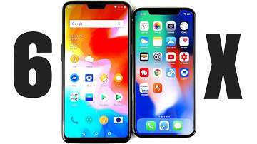 OnePlus 6 vs iPhone X Full Comparison!