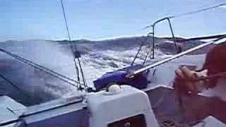 Farr 40 heavy weather double handed sailing