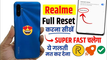 realme mobile full reset kaise kare 2025 | realme phone factory data reset kaise kare |realme reset