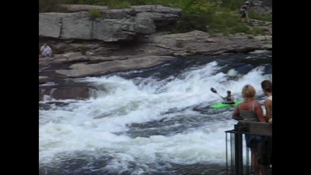 Ohiopyle over the Falls Fest Trick! YouTube